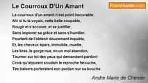 Andre Marie de Chenier - Le Courroux D’Un Amant