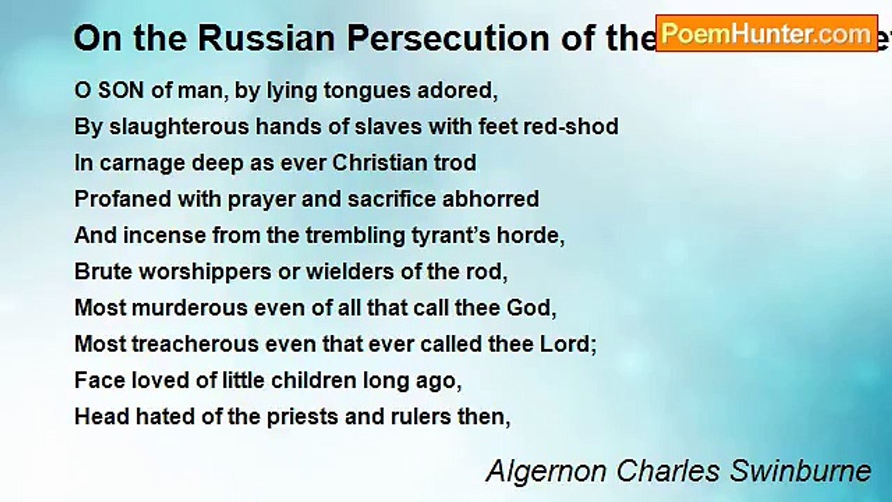 Algernon Charles Swinburne - On the Russian Per...