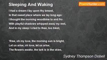 Sydney Thompson Dobell - Sleeping And Waking