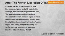 Dante Gabriel Rossetti - After The French Liberation Of Italy
