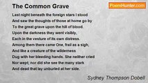Sydney Thompson Dobell - The Common Grave