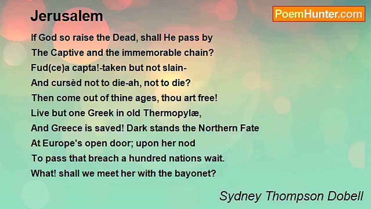 Sydney Thompson Dobell - Jerusalem