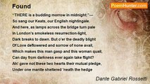 Dante Gabriel Rossetti - Found