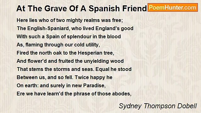 Sydney Thompson Dobell - At The Grave Of A Spanish Friend