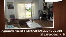 Vente - appartement - ROMAINVILLE (93230)  - 63m²