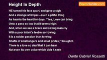 Dante Gabriel Rossetti - Height In Depth