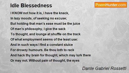 Dante Gabriel Rossetti - Idle Blessedness