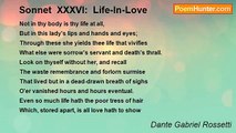 Dante Gabriel Rossetti - Sonnet  XXXVI:  Life-In-Love