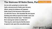 Dante Gabriel Rossetti - The Staircase Of Notre Dame, Paris
