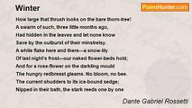 Dante Gabriel Rossetti - Winter