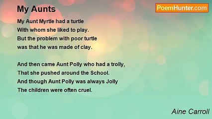 Aine Carroll - My Aunts