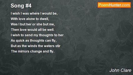 John Clare - Song #4