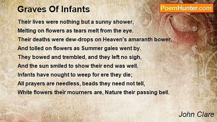 John Clare - Graves Of Infants