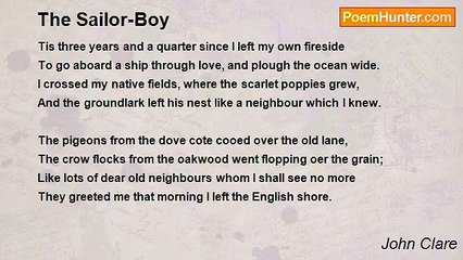 John Clare - The Sailor-Boy