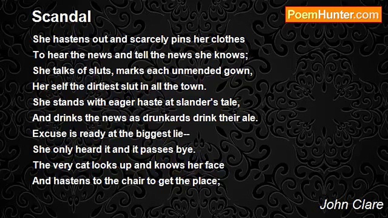 John Clare - Scandal