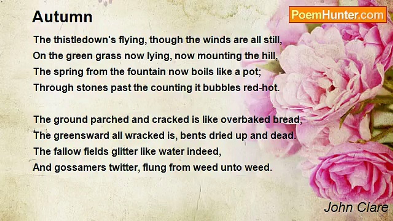 John Clare - Autumn