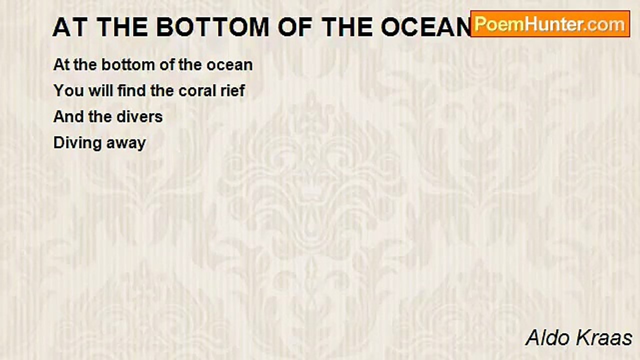 Aldo Kraas - AT THE BOTTOM OF THE OCEAN