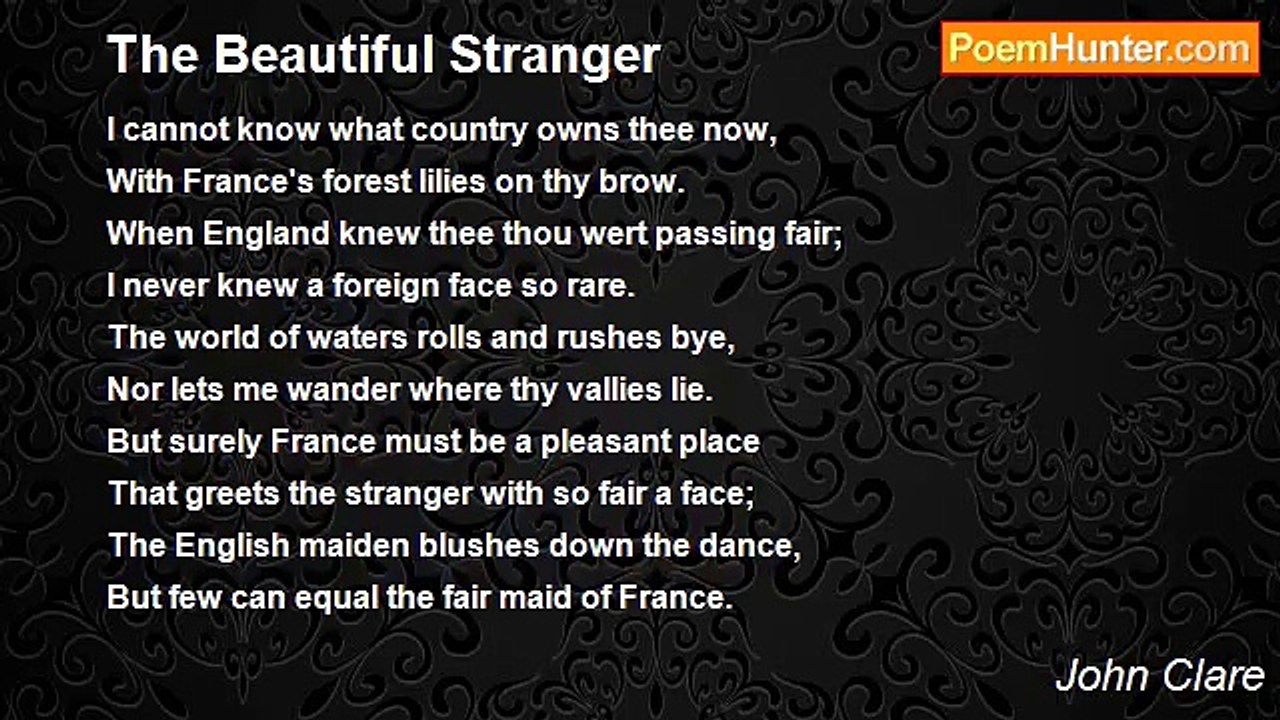John Clare - The Beautiful Stranger