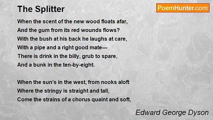 Edward George Dyson - The Splitter