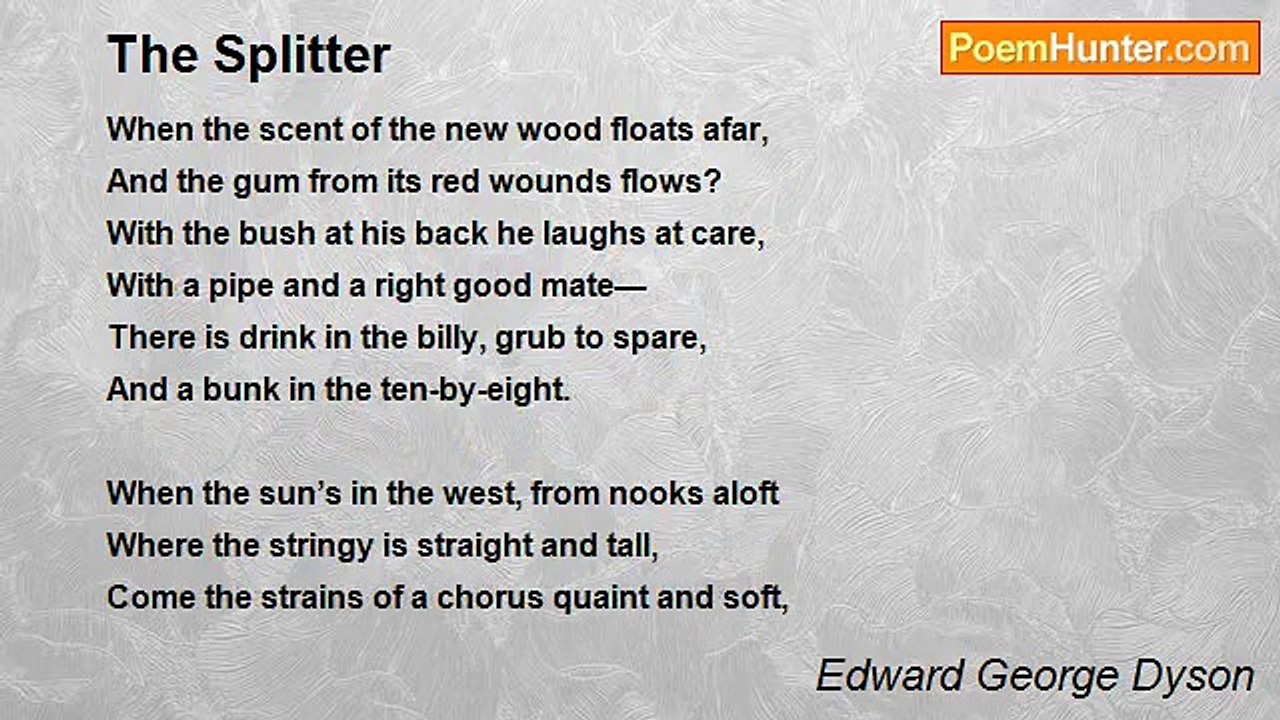 Edward George Dyson - The Splitter