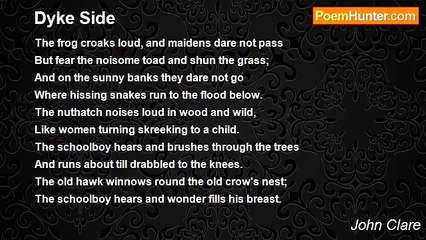 John Clare - Dyke Side