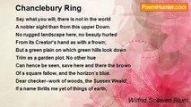Wilfrid Scawen Blunt - Chanclebury Ring