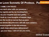 Wilfrid Scawen Blunt - The Love Sonnets Of Proteus.  Part II: To Juliet: XLII