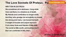 Wilfrid Scawen Blunt - The Love Sonnets Of Proteus.  Part IV: Vita Nova: XCII
