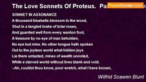 Wilfrid Scawen Blunt - The Love Sonnets Of Proteus.  Part IV: Vita Nova: XCVIII