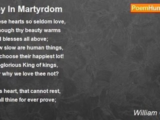 William Cowper - Joy In Martyrdom