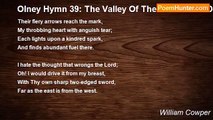 William Cowper - Olney Hymn 39: The Valley Of The Shadow Of Death