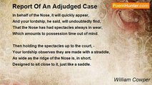 William Cowper - Report Of An Adjudged Case