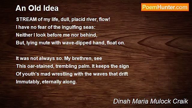 Dinah Maria Mulock Craik - An Old Idea