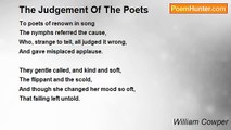 William Cowper - The Judgement Of The Poets