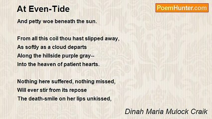 Dinah Maria Mulock Craik - At Even-Tide
