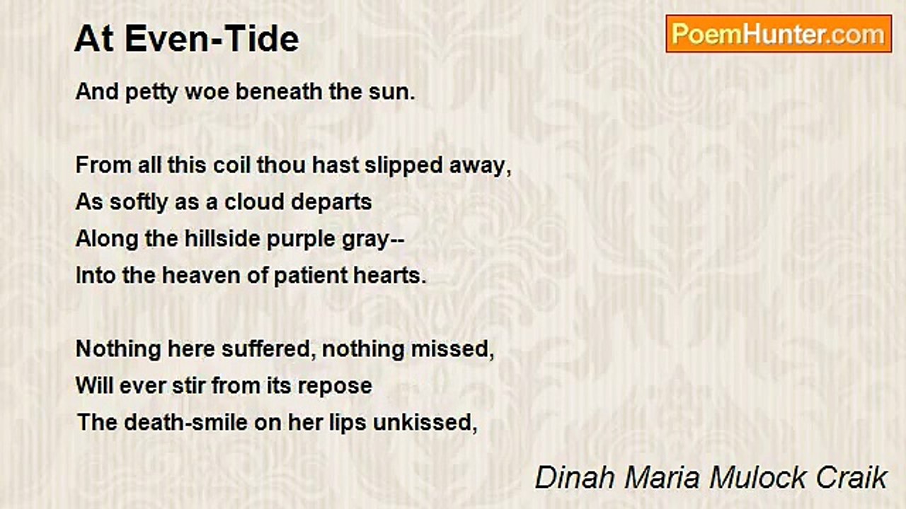Dinah Maria Mulock Craik - At Even-Tide
