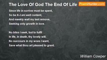 William Cowper - The Love Of God The End Of Life