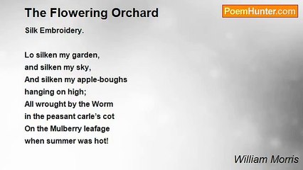 William Morris - The Flowering Orchard