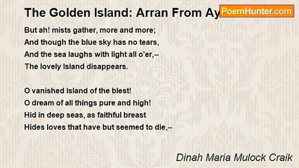 Dinah Maria Mulock Craik - The Golden Island: Arran From Ayr