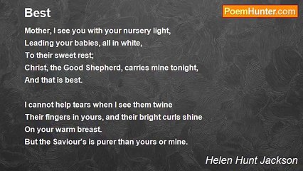 Helen Hunt Jackson - Best