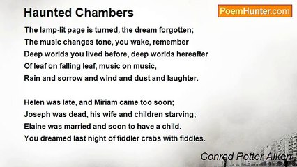Conrad Potter Aiken - Haunted Chambers