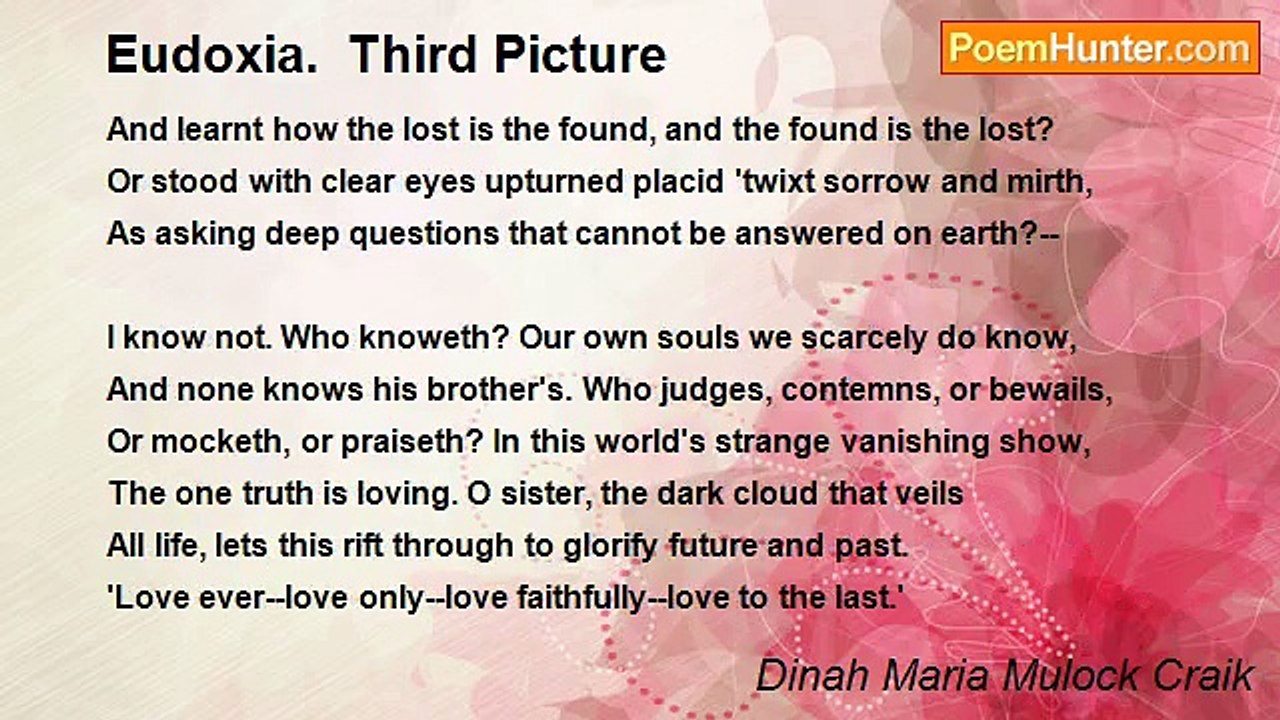 Dinah Maria Mulock Craik - Eudoxia.  Third Picture