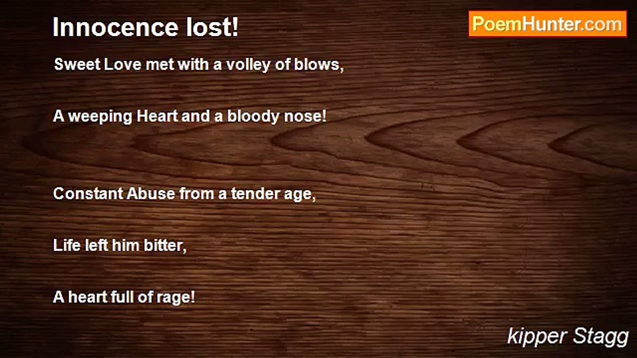 kipper Stagg - Innocence lost!