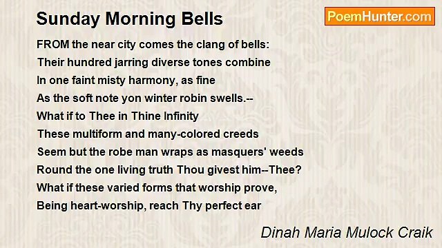 Dinah Maria Mulock Craik - Sunday Morning Bells