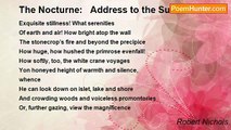 Robert Nichols - The Nocturne:   Address to the Sunset