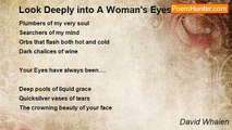 David Whalen - Look Deeply into A Woman's Eyes