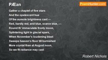 Robert Nichols - PÆan