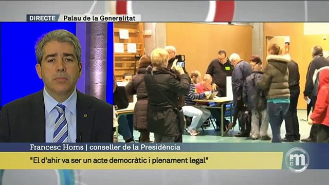 TV3 - Els Matins - Francesc Homs: Els propers temps haurem d'obrir diàleg amb tothom