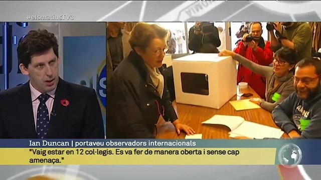 TV3 - Els Matins - Ian Duncan: La votació es va fer de manera oberta i sense cap amenaça