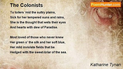 Katharine Tynan - The Colonists